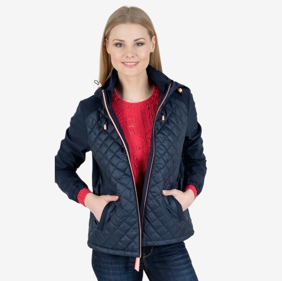 New Premium TOM TAILOR Quilted Lightweight Jacket- Rare - Picture 1 of 16